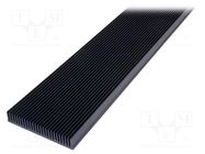 Heatsink: extruded; grilled; black; L: 1000mm; W: 150mm; H: 27mm SEIFERT ELECTRONIC