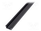 Profiles for LED modules; black; L: 2m; VARIO30-06; aluminium TOPMET