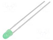 LED; green; 2.9mm; 20mcd; 60°; Front: convex; 2.2÷2.6VDC; -40÷85°C LUMEX