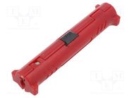 Stripping tool; 4.8÷7.6mm; Wire: coaxial LOGILINK