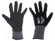 Protective gloves; Size: 10,XL; black; nitryl,polyamide; Oil WONDER GRIP