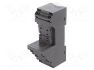 Relays accessories: socket; PIN: 8; for DIN rail mounting OMRON