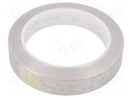 Tape: shielding; W: 19mm; L: 16.5m; Thk: 0.101mm; acrylic; copper 3M