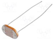 Photoresistor; 200mW; 30÷50kΩ; 560nm; THT; ØLED: 12mm; 200VDC NTE Electronics