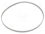 Timing belt; T5; W: 10mm; H: 2.2mm; Lw: 750mm; Tooth height: 1.2mm OPTIBELT