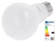 LED lamp; white; E27; 230VAC; 1521lm; P: 13W; 200°; 3000K; CRImin: 80 PHILIPS