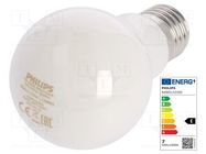 LED lamp; neutral white; E27; 230VAC; 806lm; P: 7W; 4000K; CRImin: 80 PHILIPS