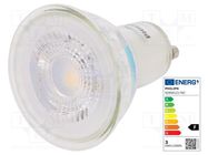 LED lamp; warm white; GU10; 230VAC; 225lm; P: 2.7W; 36°; 3000K PHILIPS