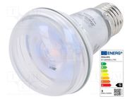 LED lamp; warm white; E27; 230VAC; 210lm; P: 3W; 36°; 2700K PHILIPS