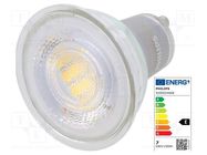 LED lamp; neutral white; GU10; 230VAC; 730lm; P: 6.7W; 60°; 4000K PHILIPS