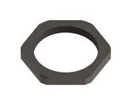 GLAND LOCKNUT, PA6, PG9, 0.197", BLACK