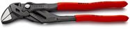 KNIPEX 86 01 250 SB Pliers Wrench pliers and a wrench in a single tool with non-slip plastic coating grey atramentized 250 mm (self-service card/blister)