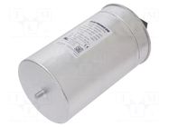 Capacitor: polypropylene; three-phase; 525VAC; 44A; Ø136x230mm ELECTRONICON