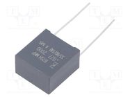 Capacitor: polypropylene; R75; 27nF; 18x11x19mm; THT; ±5%; 15mm KEMET