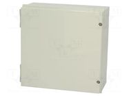 Enclosure: wall mounting; X: 320mm; Y: 320mm; Z: 150mm; NEO; ABS; grey FIBOX