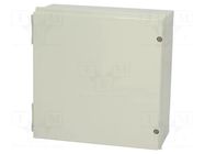 Enclosure: wall mounting; X: 320mm; Y: 320mm; Z: 150mm; NEO; grey FIBOX