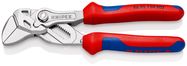 KNIPEX 86 05 150 S02 Pliers Wrench with roughened jaws with multi-component handles chrome-plated 150 mm