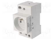 Connector: AC supply; female; socket; 250VAC; 16A; PIN: 3; IP20 SIMET