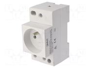 Connector: AC supply; female; socket; 250VAC; 16A; PIN: 3; IP20 SIMET