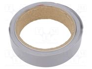 Tape: heat transfer; W: 25mm; L: 5m; Thk: 0.45mm; 1W/mK; glueless 