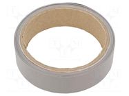 Tape: heat transfer; W: 25mm; L: 5m; Thk: 0.23mm; 1W/mK; UL94V-0; 4kV IPT