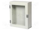 Enclosure: wall mounting; X: 400mm; Y: 500mm; Z: 160mm; orion+; steel HAGER