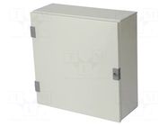 Enclosure: wall mounting; X: 500mm; Y: 500mm; Z: 200mm; orion+; steel HAGER