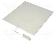 Lamp: LED light panel; PANEL VALUE 600; 4000K; IP20; Body: white ams OSRAM