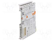 Digital input; for DIN rail mounting; IP20; IN: 2; 12x100x69mm WAGO