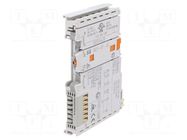 Industrial module: digital input; 0÷55°C; IP20; 750/753; IN: 2 WAGO