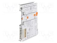 Mains; 0÷230VDC; for DIN rail mounting; IP20; 12x100x69.8mm WAGO