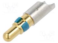 Contact; male; gold-plated; 8AWG; 40A AMPHENOL COMMUNICATIONS SOLUTIONS