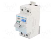 RCD breaker; Inom: 40A; Ires: 100mA; Max surge current: 250A; IP20 HAGER