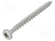 Screw; 6x70; Head: cheese head; Pozidriv; PZ3; steel; zinc; SPAX® BOSSARD