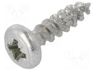 Screw; 4.5x16; Head: cheese head; Pozidriv; PZ2; steel; zinc; SPAX® BOSSARD