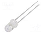 CRLED; yellow; 5mm; 3000mcd; 60°; Front: convex; 5÷20VDC OPTOSUPPLY