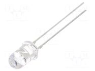 CRLED; blue; 5mm; 3000mcd; 60°; Front: convex; 5.5÷20VDC OPTOSUPPLY