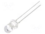 CRLED; blue; 5mm; 3000mcd; 60°; Front: convex; 5.5÷20VDC OPTOSUPPLY