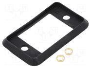 Socket gasket; black; 29mm; Gasket: silicone; SLIM CLIFF