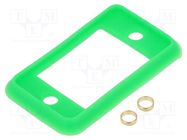 Socket gasket; SLIM; green; 29mm; Gasket: silicone CLIFF