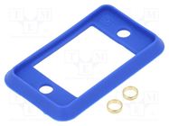 Socket gasket; SLIM; blue; 29mm; Gasket: silicone CLIFF