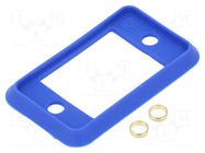 Socket gasket; SLIM; blue; 29mm; Gasket: silicone CLIFF