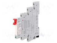 Relay: interface; SPDT; Ucoil: 24VAC,24VDC; for DIN rail mounting ABB