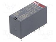 Relay: electromagnetic; SPDT; Ucoil: 24VDC; 16A; max.250VAC; PCB ABB