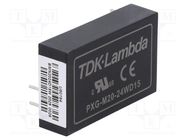 Converter: DC/DC; 20W; Uin: 9÷36V; Uout: 15VDC; Uout2: -15VDC; THT TDK-LAMBDA