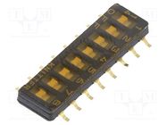 Switch: DIP-SWITCH; OFF-ON; 0.1A/50VDC; Pos: 2; -40÷105°C; SMD; 50mΩ KNITTER-SWITCH