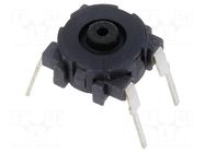 Microswitch TACT; SPST-NC; Pos: 2; 0.02A/24VDC; PCB,THT; none; 4.5N KNITTER-SWITCH