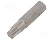 Screwdriver bit; Torx®; T40; Overall len: 35mm; STANDARD WIHA