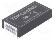 Converter: DC/DC; 30W; Uin: 9÷36V; Uout: 12VDC; Uout2: -12VDC; THT TDK-LAMBDA