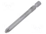 Screwdriver bit; PlusMinus PZ-type; SL/PZ2; Overall len: 70mm PHOENIX CONTACT